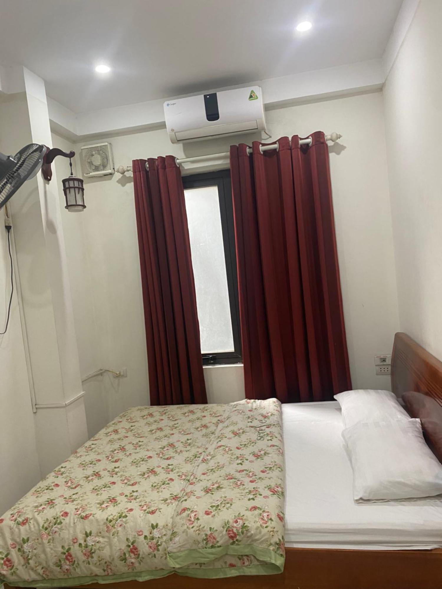 Nam Cuong Motel - Phong Don Co Cua So Thoang Mat Khep Kin - Thang May 河内 外观 照片
